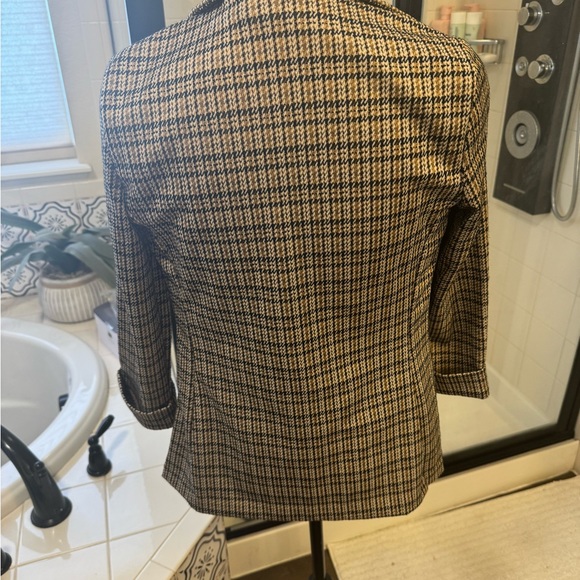Wearever Soft-Collar Houndstooth Pattern Blazer Jacket - Picture 6 of 8
